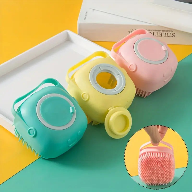 soft silicon bath brush