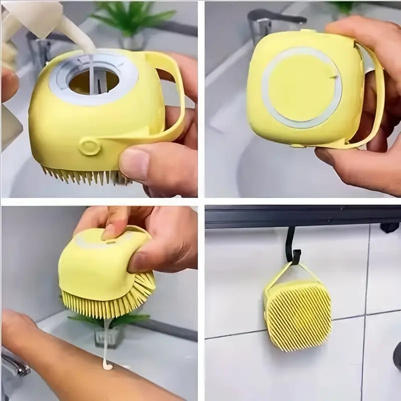 soft silicon bath brush